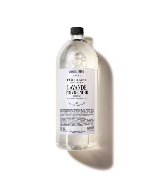 Lavande Poivre Noir (L'Occitan) Perfumed Shower Gel Refill