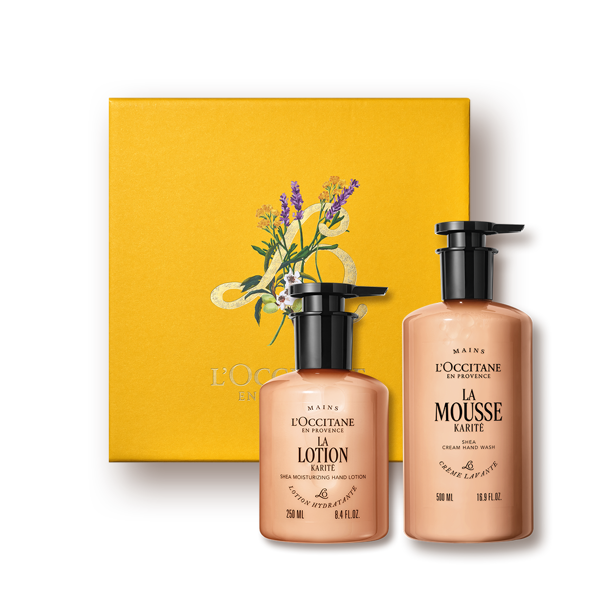 Shea (Karité) Liquid Soap & Lotion Duo - Illustration 1